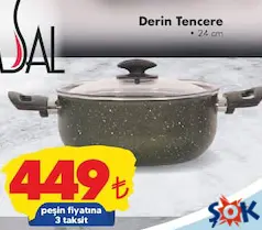 KUMSAL DERİN TENCERE 24 CM KUMSAL DERİN TENCERE 24 CM